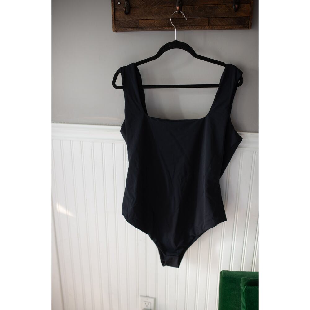 Mara Hoffman Persephone One Piece Swimsuit Black 3X - Picture 6 of 6